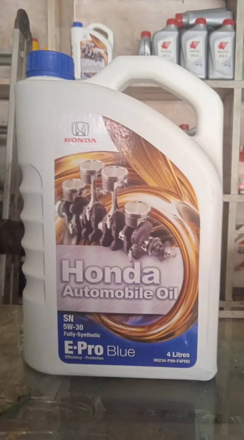 Honda pro blue 5 w-30 galon 4 liter original 