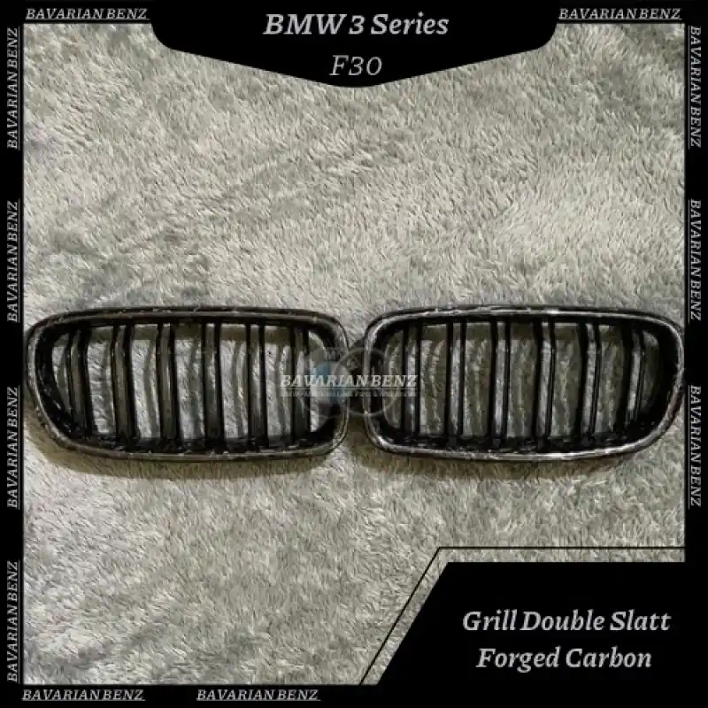 Grill Forged Carbon BMW f30 Double Slatt